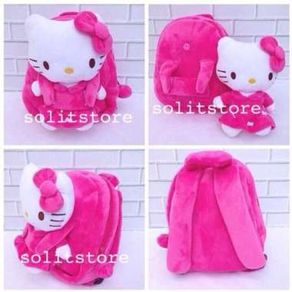 Tas Anak Backpack Ransel Boneka Hello Kitty Import Size M