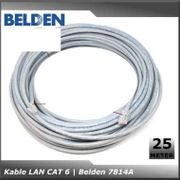 [25m] Kabel LAN / UTP CAT6 Belden + RJ45 AMP Original