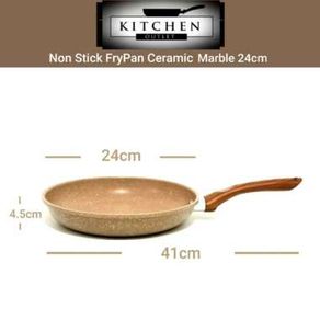 Fry Pan Marble 24Cm Pan Marble Anti Lengket