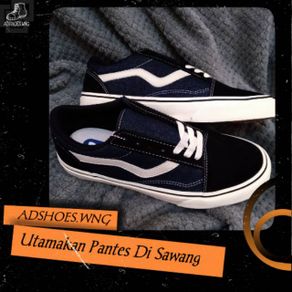 sepatu ventela retro 77 black denim 