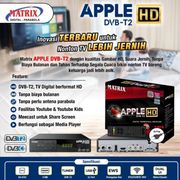 SET TOP BOX DVB-T2 DIGITAL MATRIX APPLE MERAH