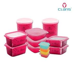 Claris Paket Foodsaver Mega Toples - Lunch Box Magenta