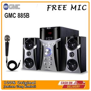 GMC 885B Speaker Bluetooth Super Bass Bisa Karaoke