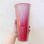 Starbucks China Studded Tumbler Gradient Pink Summer 2021