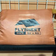 flysheet tenda 3x4 waterproof - pelapis tenda anti air - peach