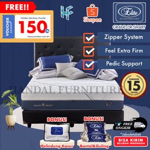 Elite Set Kasur Spring Bed Grand Dr. Smart New