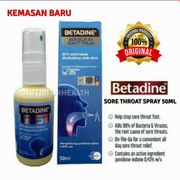 betadine sore throat spray 50 ml original