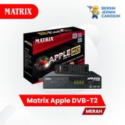 Set Top Box STB DVB T2 Matrix Apple Merah Tv Digital
