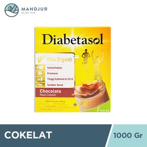 Diabetasol Cokelat 600 Gram - Susu Penambah Nutrisi Khusus Diabetes