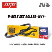 VBelt Assy Vanbelt Set Roller KVY Beat Karbu 2008-2012 Scoopy Karbu Lama Spacy Karbu Aspira