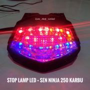 LAMPU STOP STOP LAMP LED PLUS SEIN SEN NINJA 150 RR NINJA 250 KARBU 3IN1 SENJA