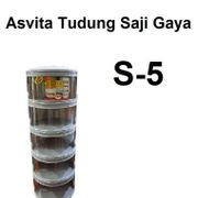 Asvita Tudung Saji Piring Susun 5
