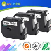 3 PCS/Lot 12Mm * 8M M-K231 Kompatibel Saudara M Tape Label Cartridge M-K231 MK231 Mk 231 untuk Brother P Touch Printer PT100 PT65