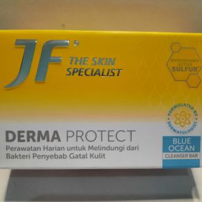 JF Cleanser Bar Derma Protect Blue Ocean 90 Gr / JF Sulfur Batang Biru