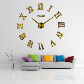 Jam Dinding Besar DIY Giant Wall Clock Quartz Creative Design 80-130cm
