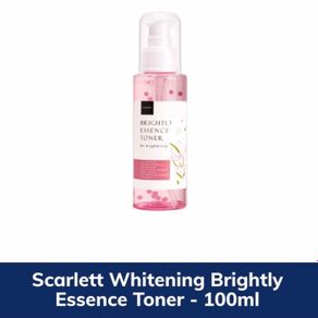 scarlett whitening brightly essence toner - 100ml - toner wajah