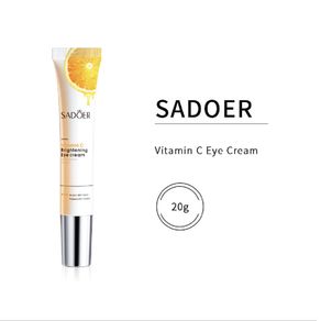 SADOER Brightening Eye Cream Vitamin C  Krim Mata Panda Kantung Mata 20g SR010