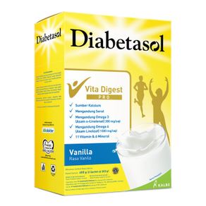 diabetasol 600gr coklat / vanila / cappuccino capucino - diabetasol 570g vanila