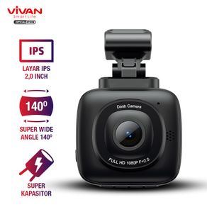 VIVAN Dash Cam / CCTV Mobil 1080HD VDR01 Super Wide Angle High Resolution -Garansi Resmi 1 Tahun