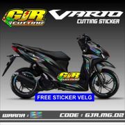 Cutting Sticker HONDA VARIO 125 & 150 New Terbaru-FREE STICKER VELG 02
