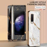 FREE ONGKIR Casing Hard Case Lipat Bahan Plexiglass Plating Mewah Untuk Samsung Galaxy Z Fold 2 3