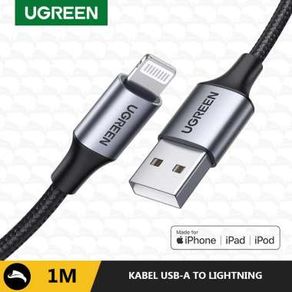 UGREEN 60156 KABEL DATA USB TO LIGHTNING FAST CHARGING IPHONE IPAD CHARGER