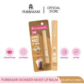 purbasari wonder moist lip balm / purbasari lip balm - frappuccino