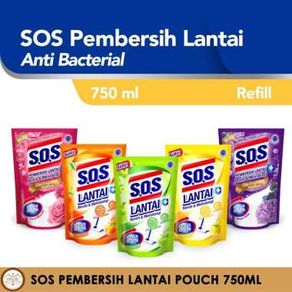 SOS Floor Cleaner ( Pembersih Lantai ) Refill 750 ML