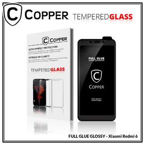 Xiaomi Redmi 6/6A - Copper Tempered Glass Full Glue Premium Glossy