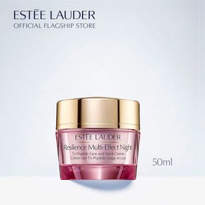 Estee Lauder Resilience Multi-Effect Night Tri-Peptide Face and Neck Creme 50ml - Pelembap Wajah