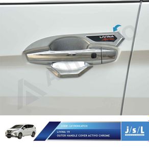 mangkok pintu mobil all new livina 2019 outer handle active chrome