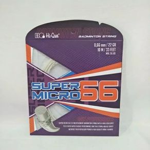 senar badminton hiqua hi-qua super micro 66 original - hitam