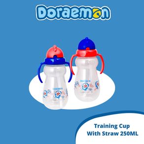 Doraemon Training Cup With Straw Gelas Minum Bayi Bunny