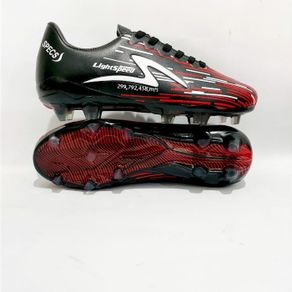 sepatu bola specs lightspeed 3 fg - hitam merah 43