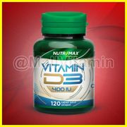 nutrimax vitamin d3 400 iu isi 120 tablet vit tulang d 3 vegan 400iu