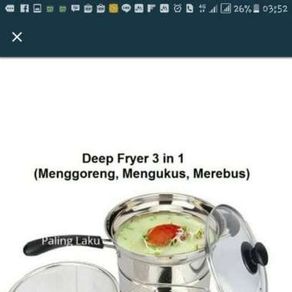 Gratis Ongkir Deep Fryer Supra 20 Cm