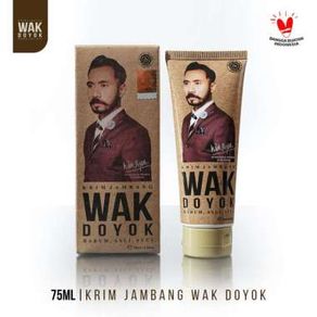 Wak Doyok Cream 75ml Original Hologram - Wakdoyok Penumbuh Jambang, Rambut dan Alis