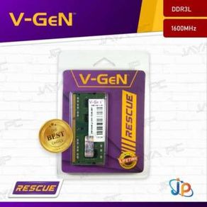 Memory RAM V-Gen Rescue Sodimm 8GB DDR3L PC12800 1600Mhz