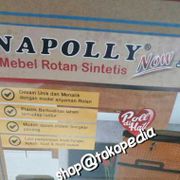 Lemari plastik Napolly SRS-4 AK1 Rotan susun 4/lemari laci napolly
