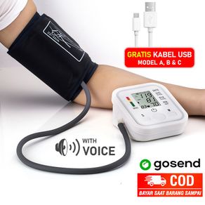 Tensimeter Digital Alat Cek Pengukur Tekanan Tensi Darah Otomatis Blood Pressure Monitor