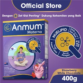 Anmum Materna Susu Nutrisi Ibu Hamil Strawberry White Choco 400g