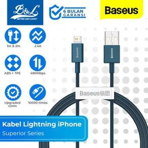 BASEUS Superior Series Kabel Data USB to Lightning iPhone 2.4A Fast Charging