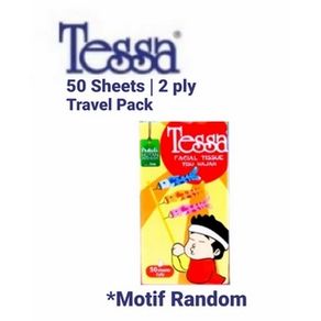 Tessa Tissue Travel Pack 50Sheets 2ply