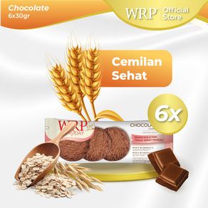 WRP Cookies Chocolate 6 X 30 G - Cemilan Sehat