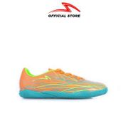 Specs Sepatu Futsal Accelerator Alpha Nerve Core In Orange Peel Green Gecko Persian Green 402263