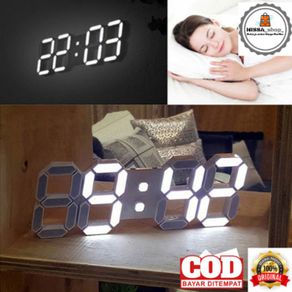 Jam Meja LED / Digital Smart Alarm Clock USB MOSEKO - TS-S60-W