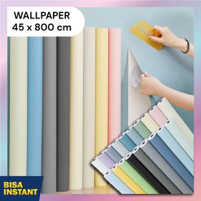 WALLPAPER KAMAR & KANTOR POLOS | DEKORASI WALLSTIKER 3D DINDING RUMAH