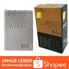 Baterai Nikon CoolPix P100 P3 P4 P500 P5000 P510 P5100 P520 P530 P6000 P80 P90 S10 Batre EN EL5