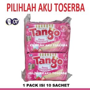 tango wafer strawberry 39 gr - (harga 1 pack isi 10 sachet)