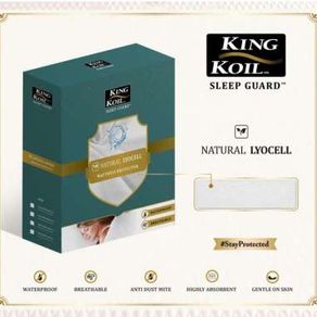 King Koil Mattress Protector Sleep Guard Natural Lyocell